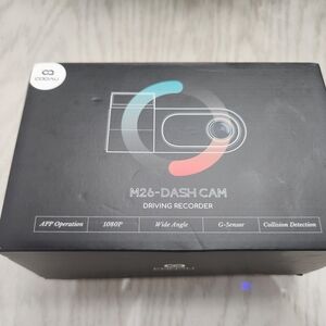 Cooau M26 Dash Cam Driving Recorder - Black